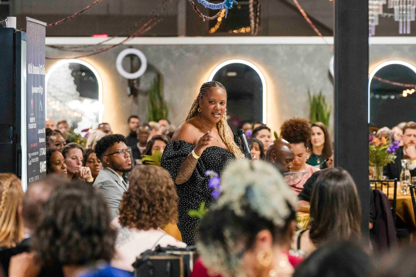 The reception, BLM New Hampshire Gala