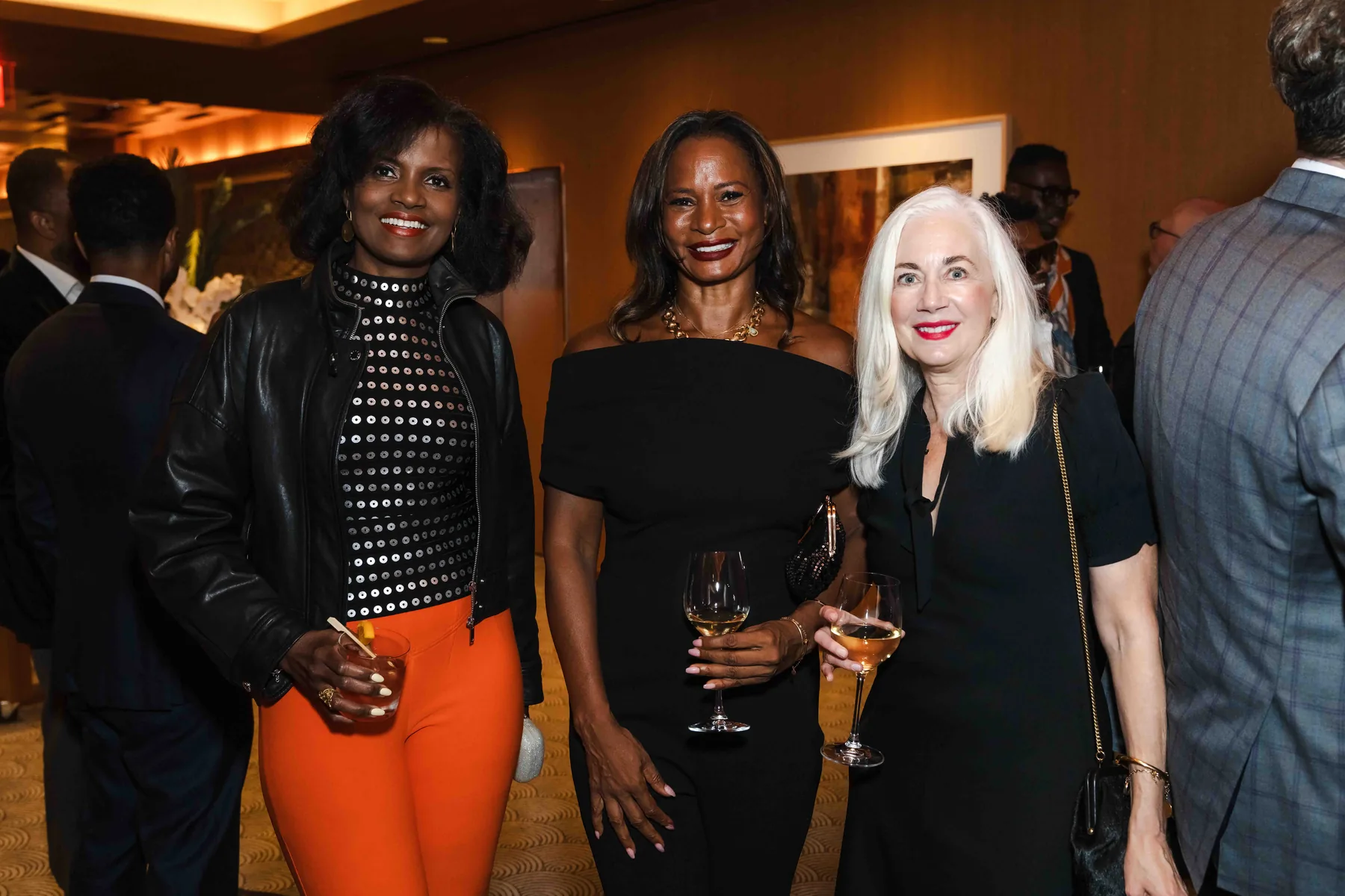 The reception, Collector X in New York