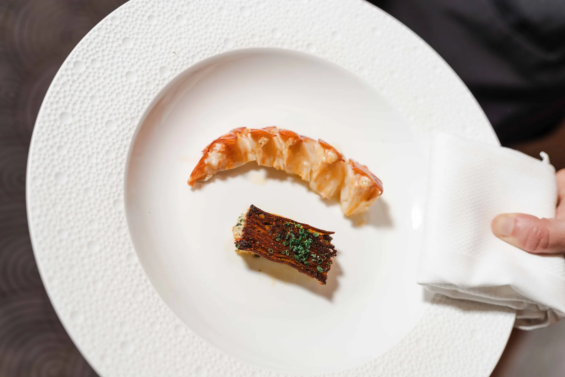 The next course arrives, Collector X in New York