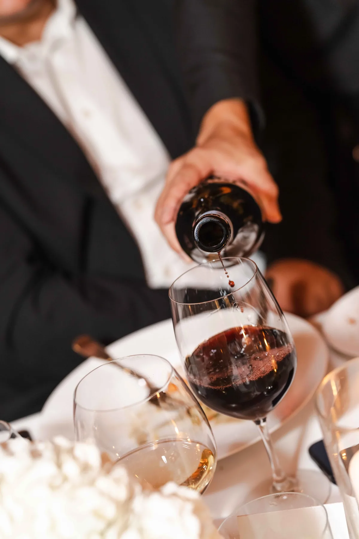 Wine, poured, Collector X in New York