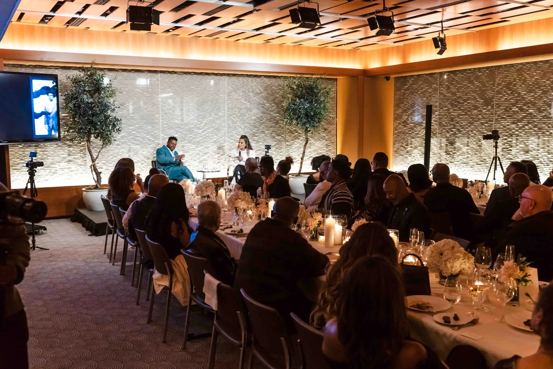 The room, listening, Collector X in New York