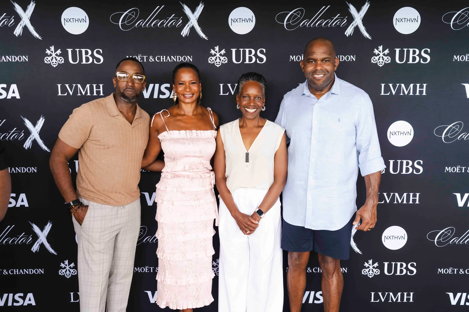 Guests on the backdrop, Collector X on Martha’s Vineyard
