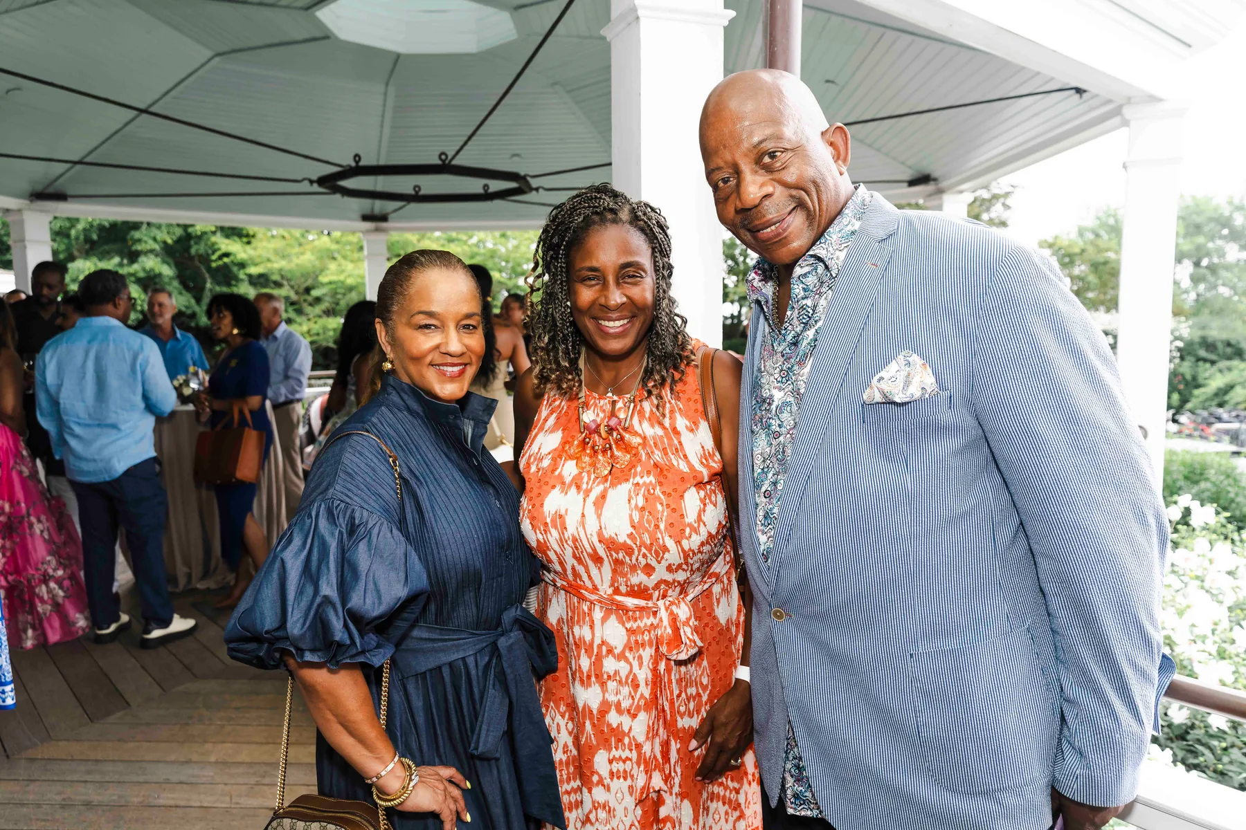 Guests on the porch, Collector X on Martha’s Vineyard