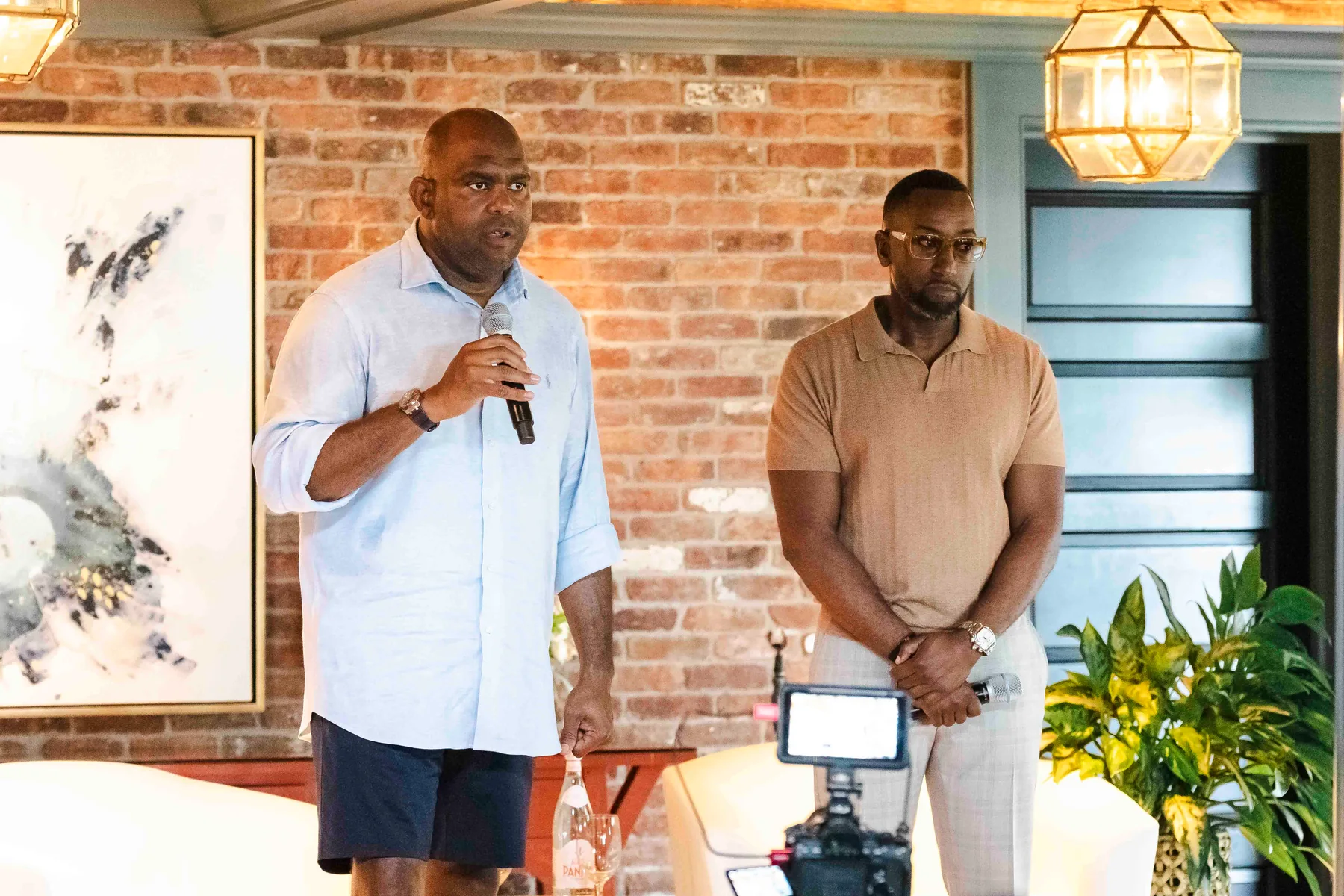 The hosts, Collector X on Martha’s Vineyard
