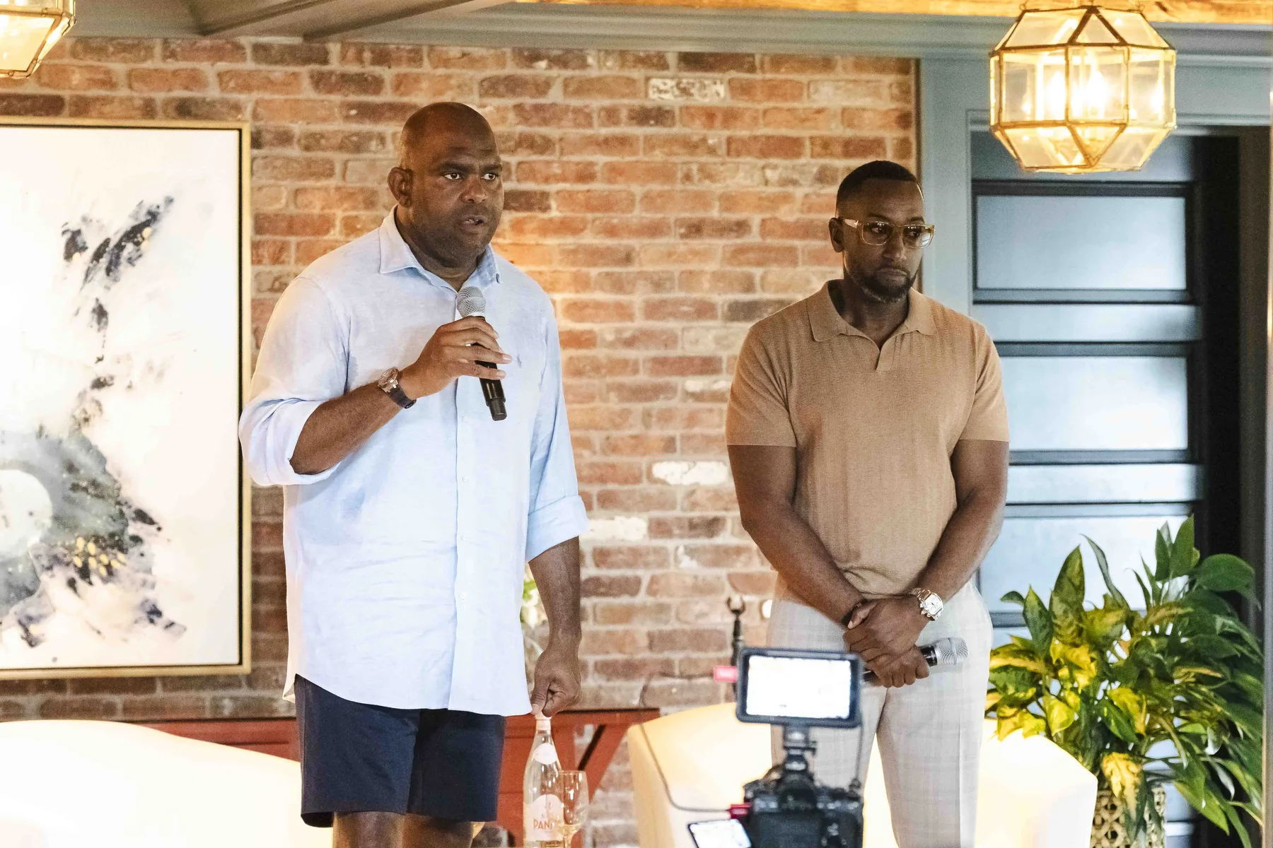 The hosts, Collector X on Martha’s Vineyard