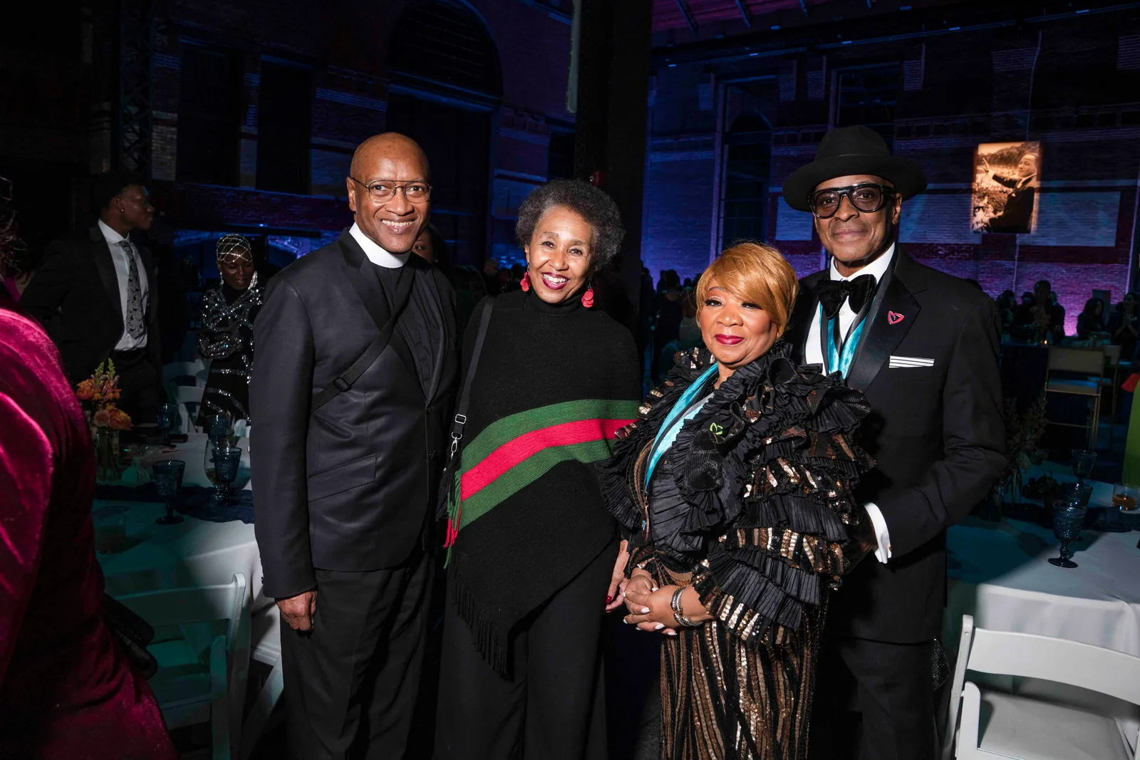 A group on the floor, The Embrace Gala