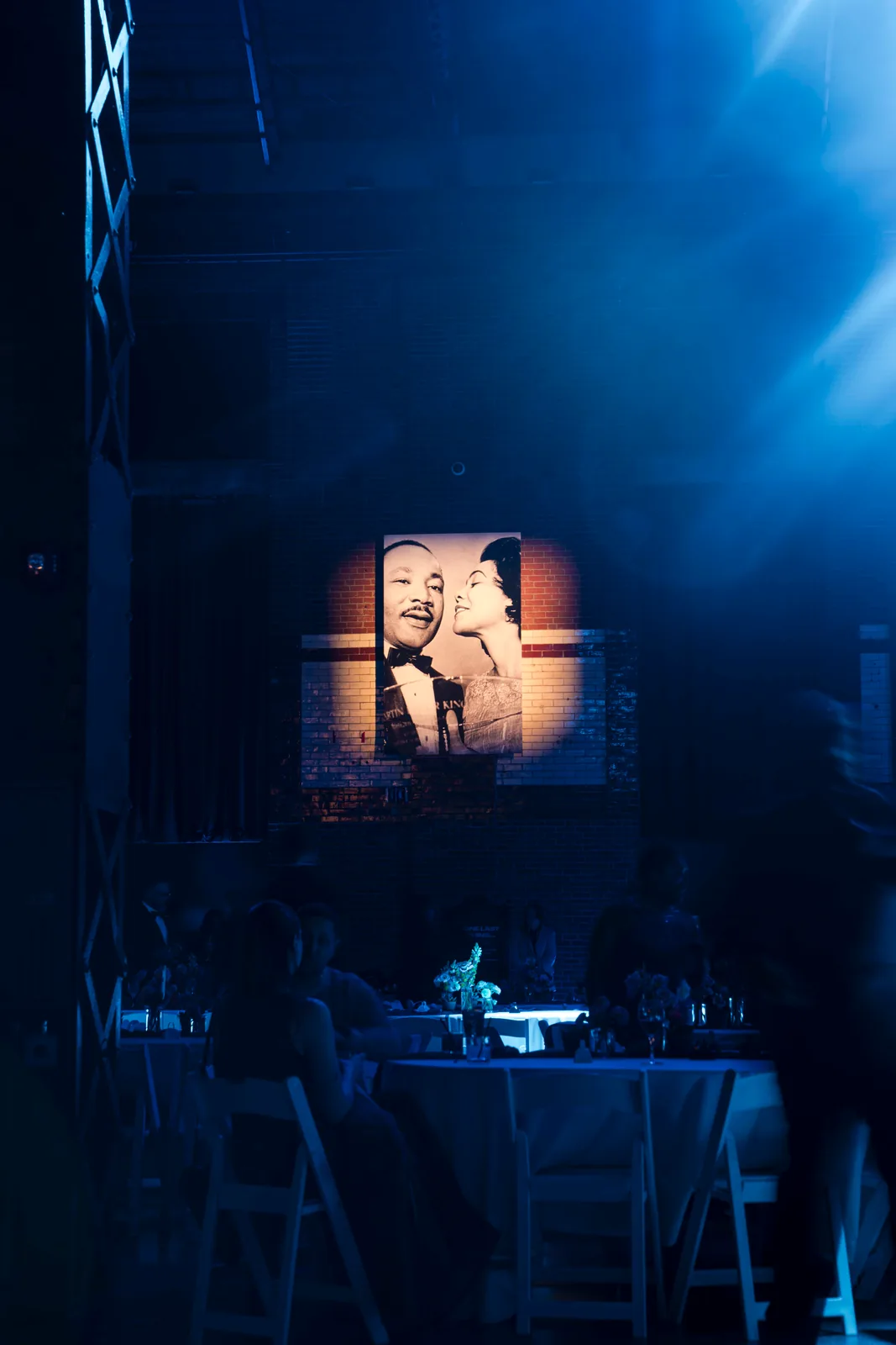 The set design, The Embrace Gala