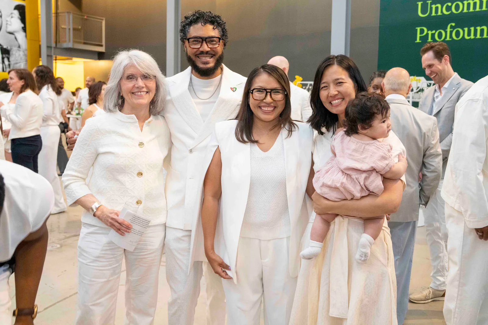 Family in white, Embrace Ideas Festival