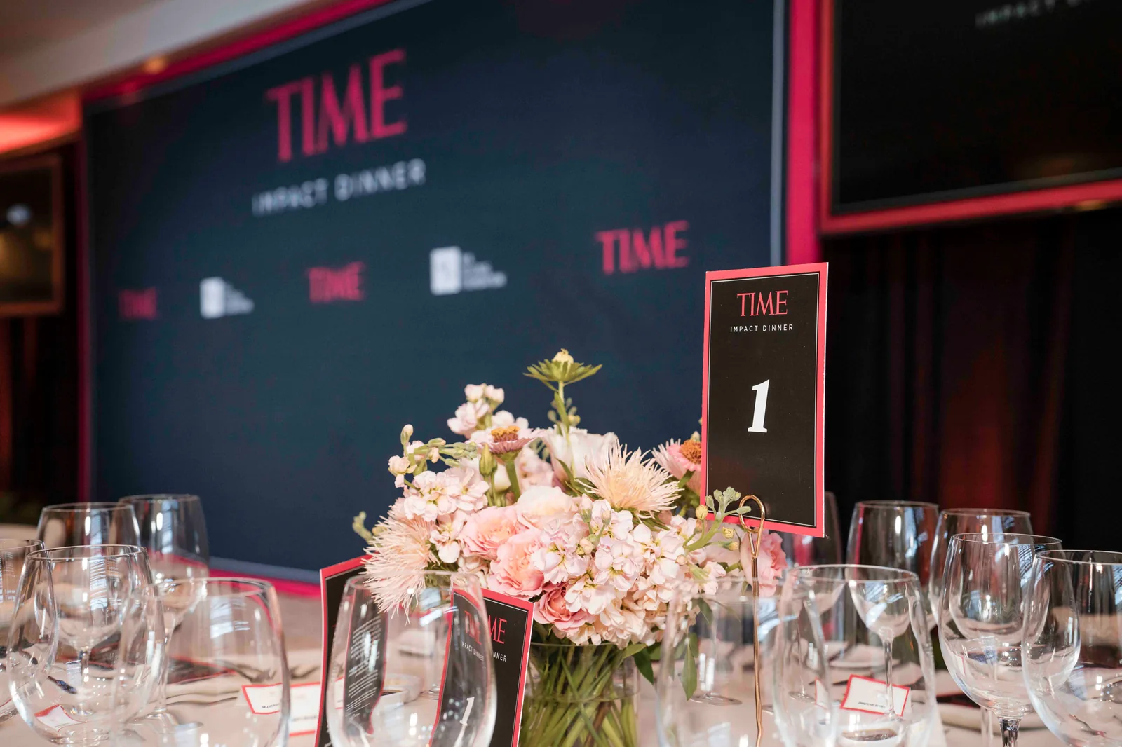 The tables, TIME Impact Dinner