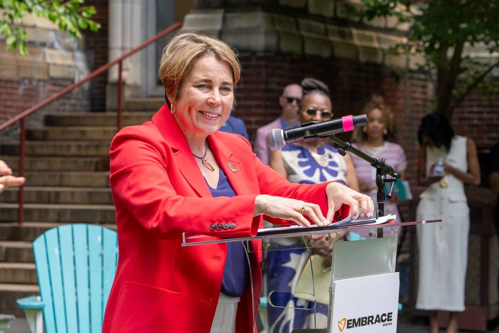 Remarks, The Embrace Unveiling